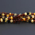 BALTIC AMBER BABY TEETHING BRACELETS LOT OF 10pcs - BAROQUE. LE392