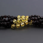 Baltic Amber Baby Teething Necklace Baroque Dark Cognac Rough Finish - Wholesale Lot of 10pcs - 32cm / 12.6in - LE386