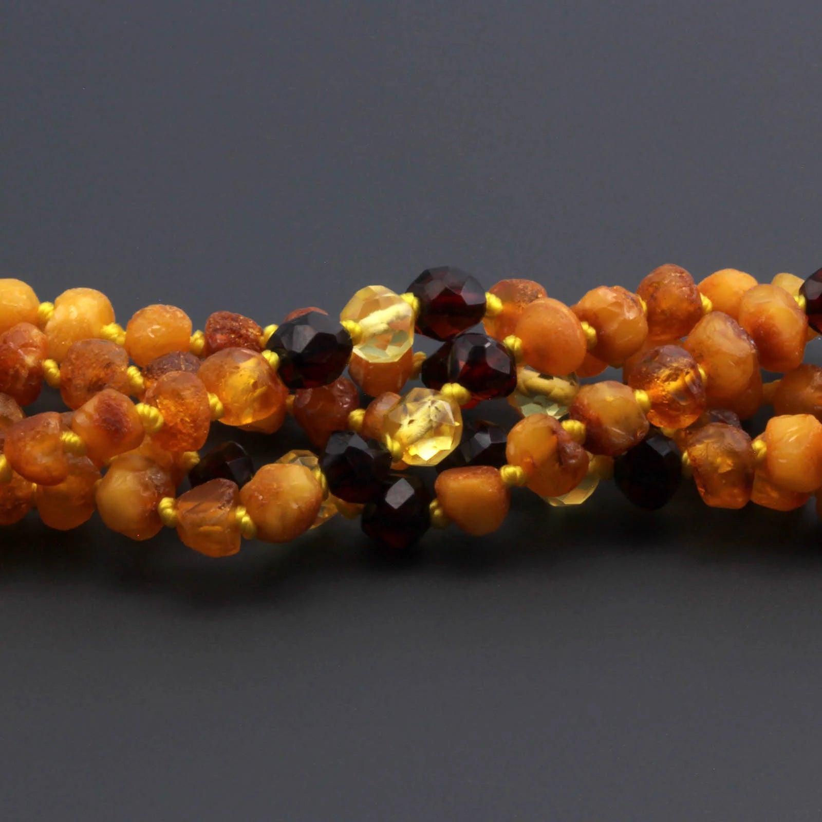 BALTIC AMBER BABY TEETHING BRACELETS LOT OF 10pcs - BAROQUE. LE388