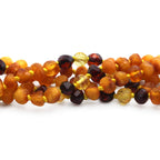 BALTIC AMBER BABY TEETHING BRACELETS LOT OF 10pcs - BAROQUE. LE388