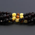 BALTIC AMBER BABY TEETHING BRACELETS LOT OF 10pcs - BAROQUE. LE389