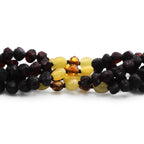 BALTIC AMBER BABY TEETHING NECKLACES LOT OF 10pcs - BAROQUE. LE389