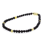Baltic Amber Baby Teething Necklace Baroque Black Rough Finish - Wholesale Lot of 10pcs - 32cm / 12.6in - BE189