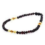 BALTIC AMBER BABY TEETHING NECKLACES LOT OF 10pcs - BAROQUE. LE389