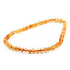 BALTIC AMBER BABY TEETHING NECKLACES LOT OF 10pcs - BAROQUE. BE214