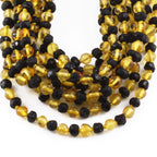 Baltic Amber Baby Teething Necklace Baroque Multicolor Glossy/Rough Finish - Wholesale Lot of 10pcs - 32cm / 12.6in - BE201