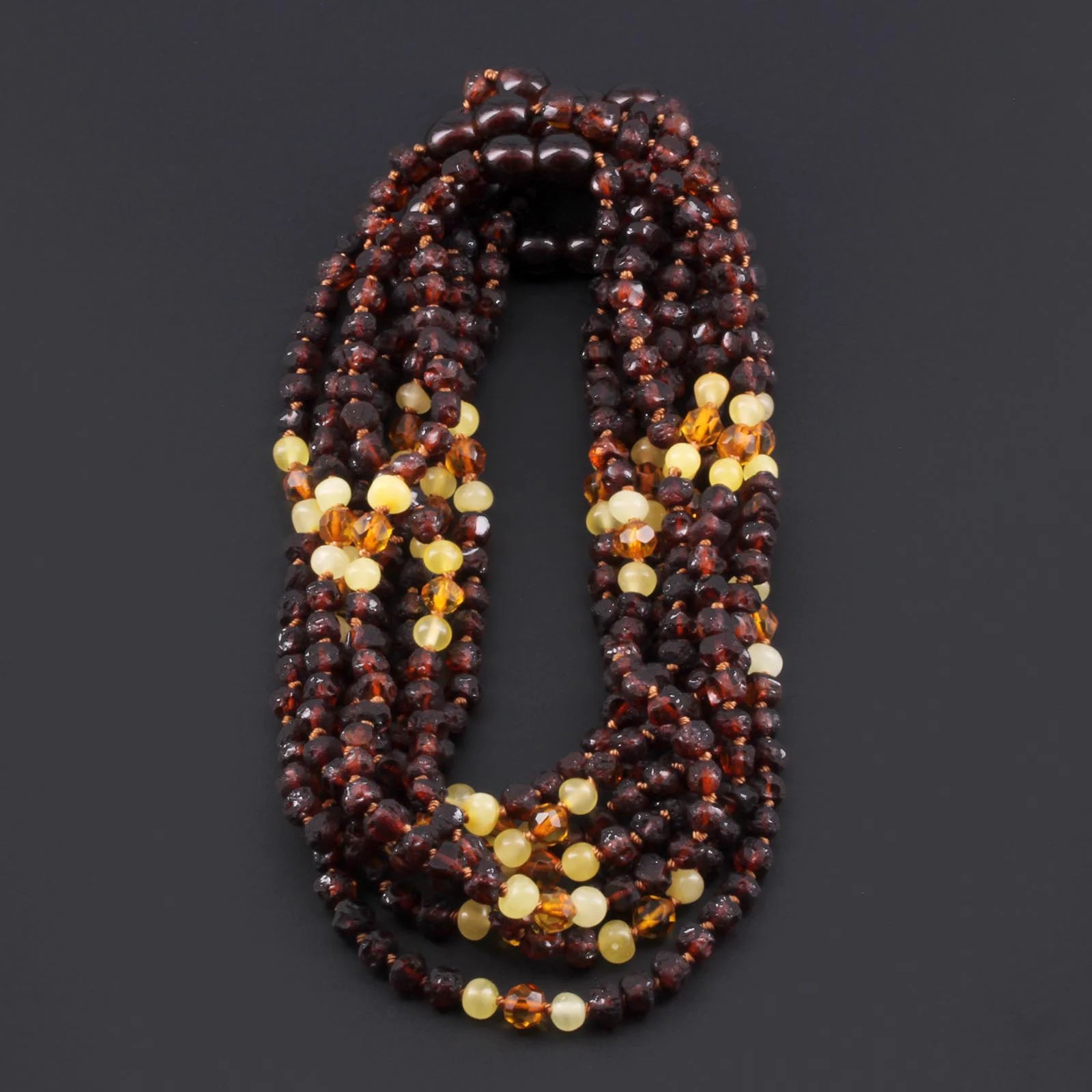 BALTIC AMBER BABY TEETHING NECKLACES LOT OF 10pcs - BAROQUE. BE207