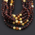 Baltic Amber Baby Teething Necklace Baroque Cognac Rough Finish - Wholesale Lot of 10pcs - 32cm / 12.6in - BE207