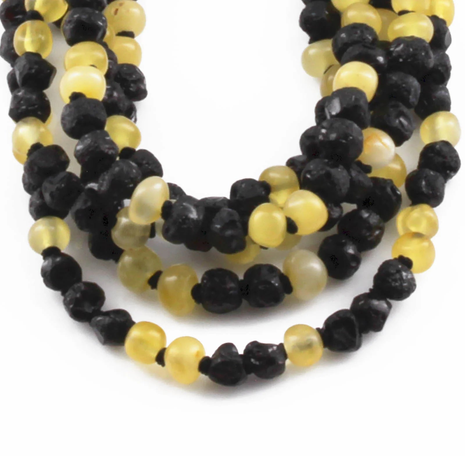 BALTIC AMBER BABY TEETHING NECKLACES LOT OF 10pcs - BAROQUE. XLE6