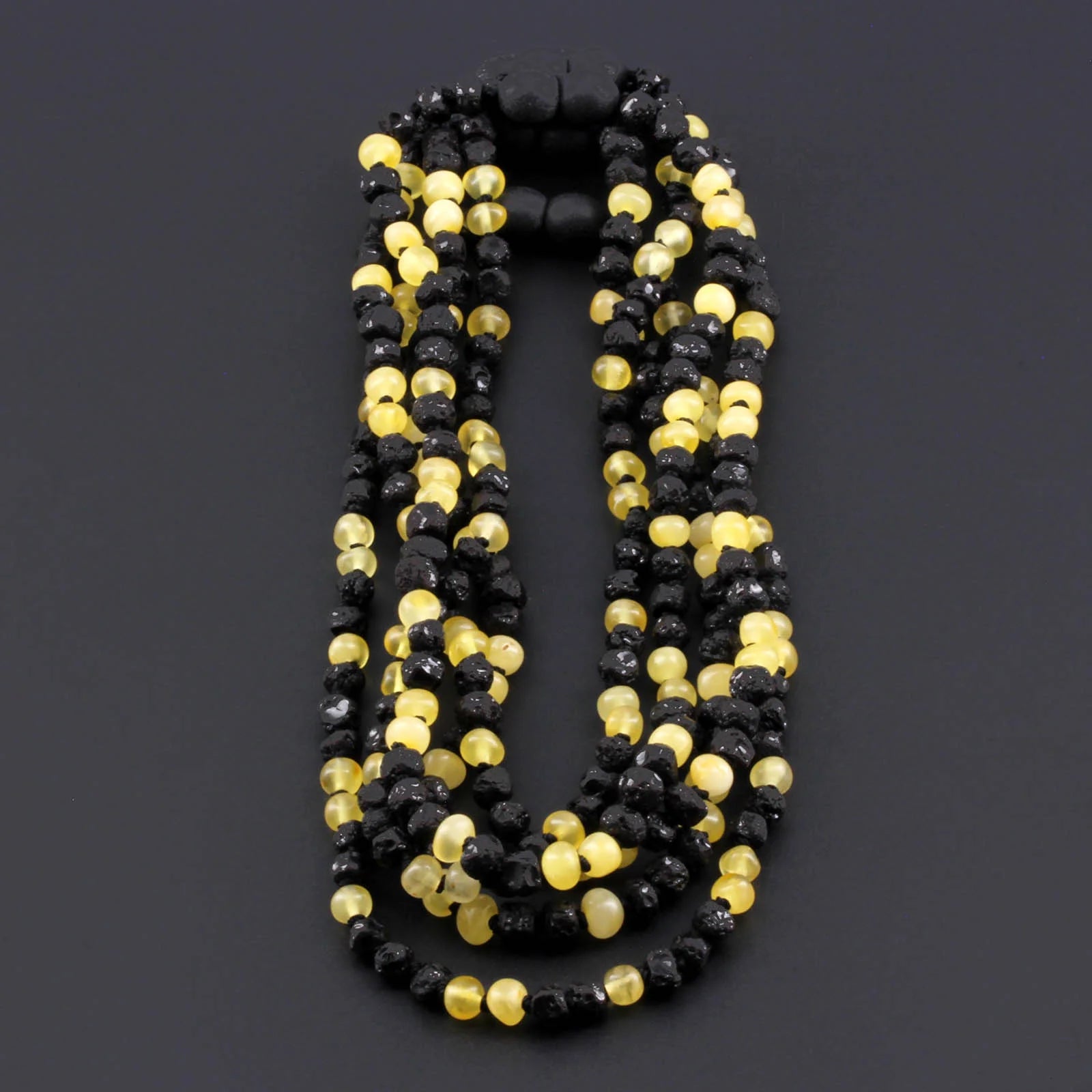 BALTIC AMBER BABY TEETHING NECKLACES LOT OF 10pcs - BAROQUE. XLE6