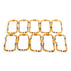BALTIC AMBER BABY TEETHING NECKLACES LOT OF 10pcs - OLIVE. LE396
