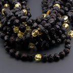 Baltic Amber Baby Teething Necklace Baroque Black Rough Finish - Wholesale Lot of 10pcs - 32cm / 12.6in - BE189