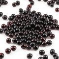 Baltic Amber Loose Beads - Black - Glossy Finish - Baroque 4mm - 100g Pack
