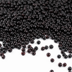 Baltic Amber Loose Beads - Black - Glossy Finish - Baroque 4mm - 100g Pack