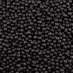 Baltic Amber Loose Beads - Black - Matte Finish - Baroque 4mm - 100g Pack
