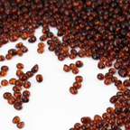 Baltic Amber Loose Beads - Cognac - Glossy Finish - Baroque 4mm - 100g Pack