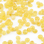 Baltic Amber Loose Beads - Milky Yellow - Glossy Finish - Baroque 5mm - 100g Pack