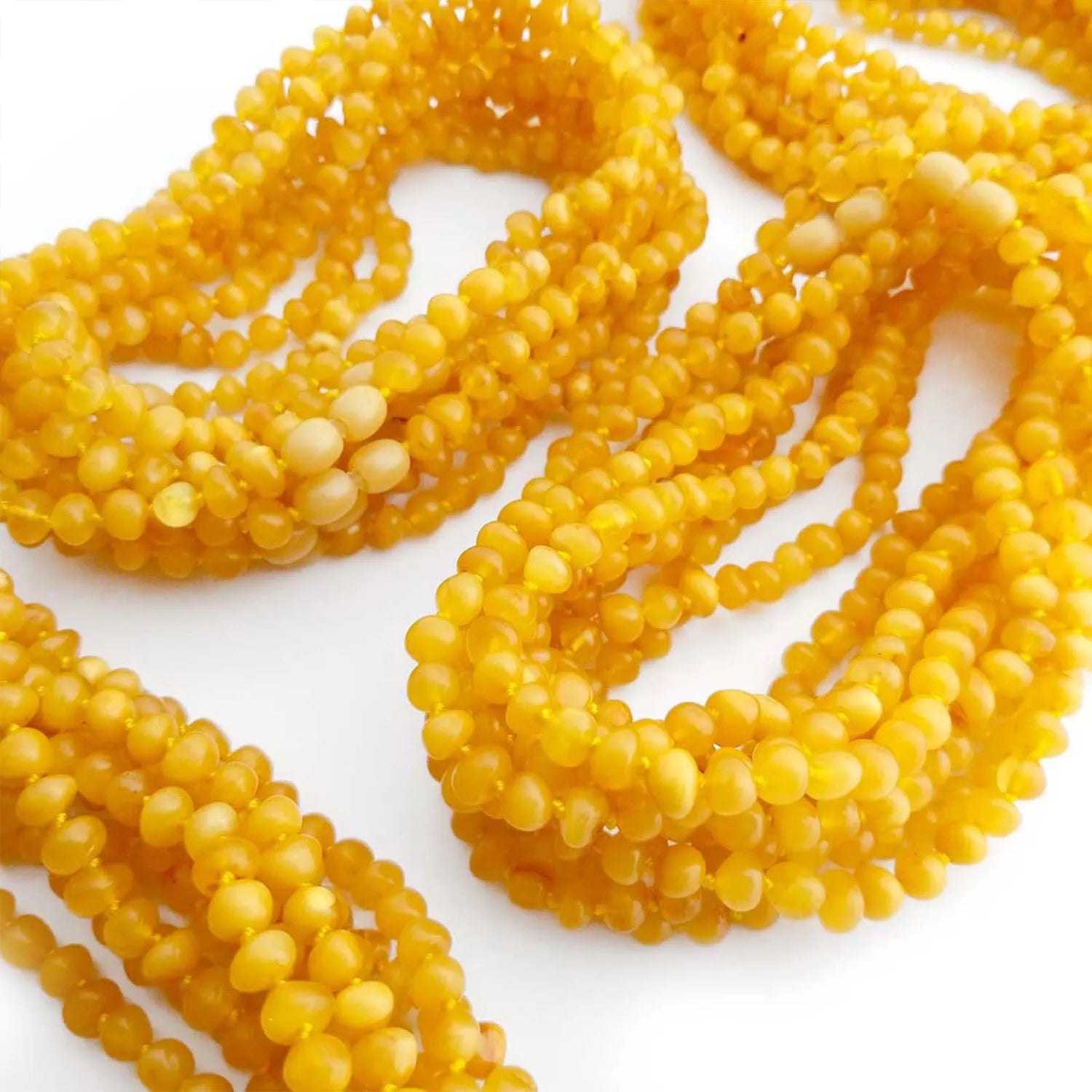 milky-yellow-amber-teething-necklaces-wholesale