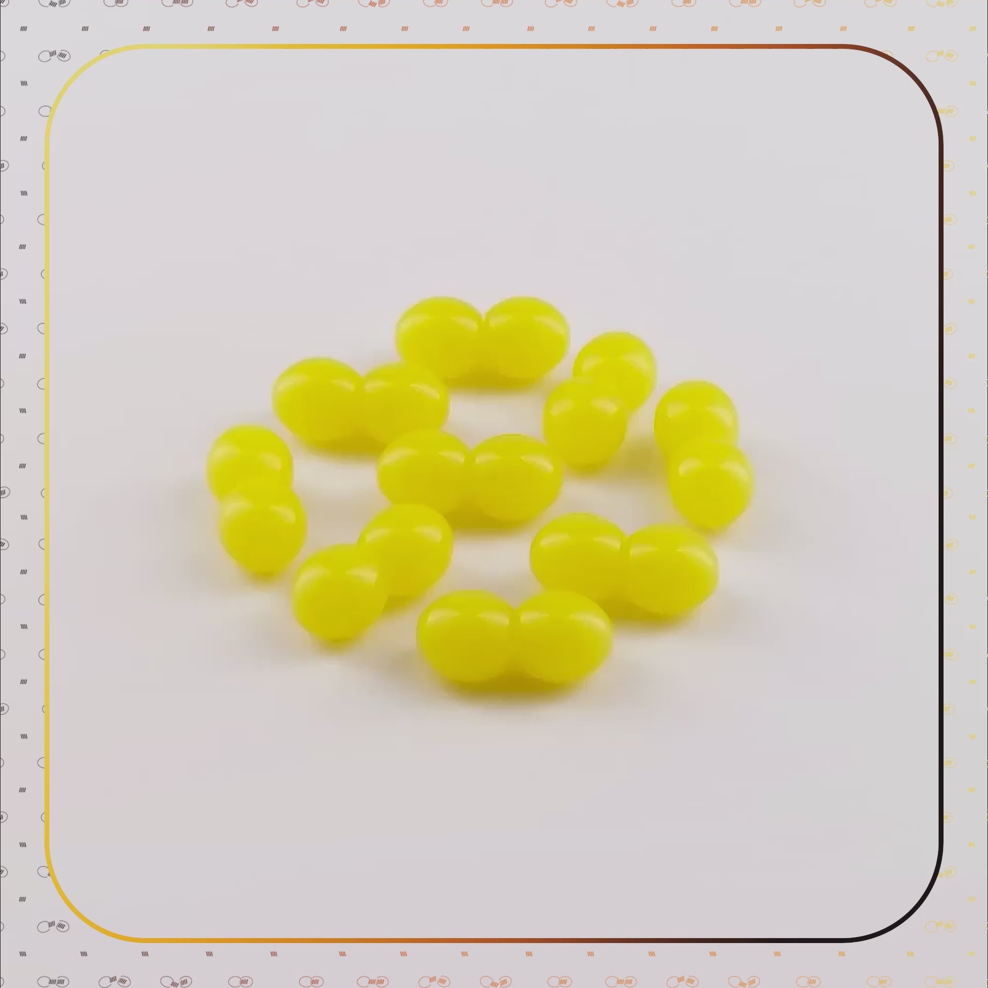 Lot of 50pcs Screw Clasps for Amber and Gemstone Beads Jewelry - Milky Yellow (MY3A)