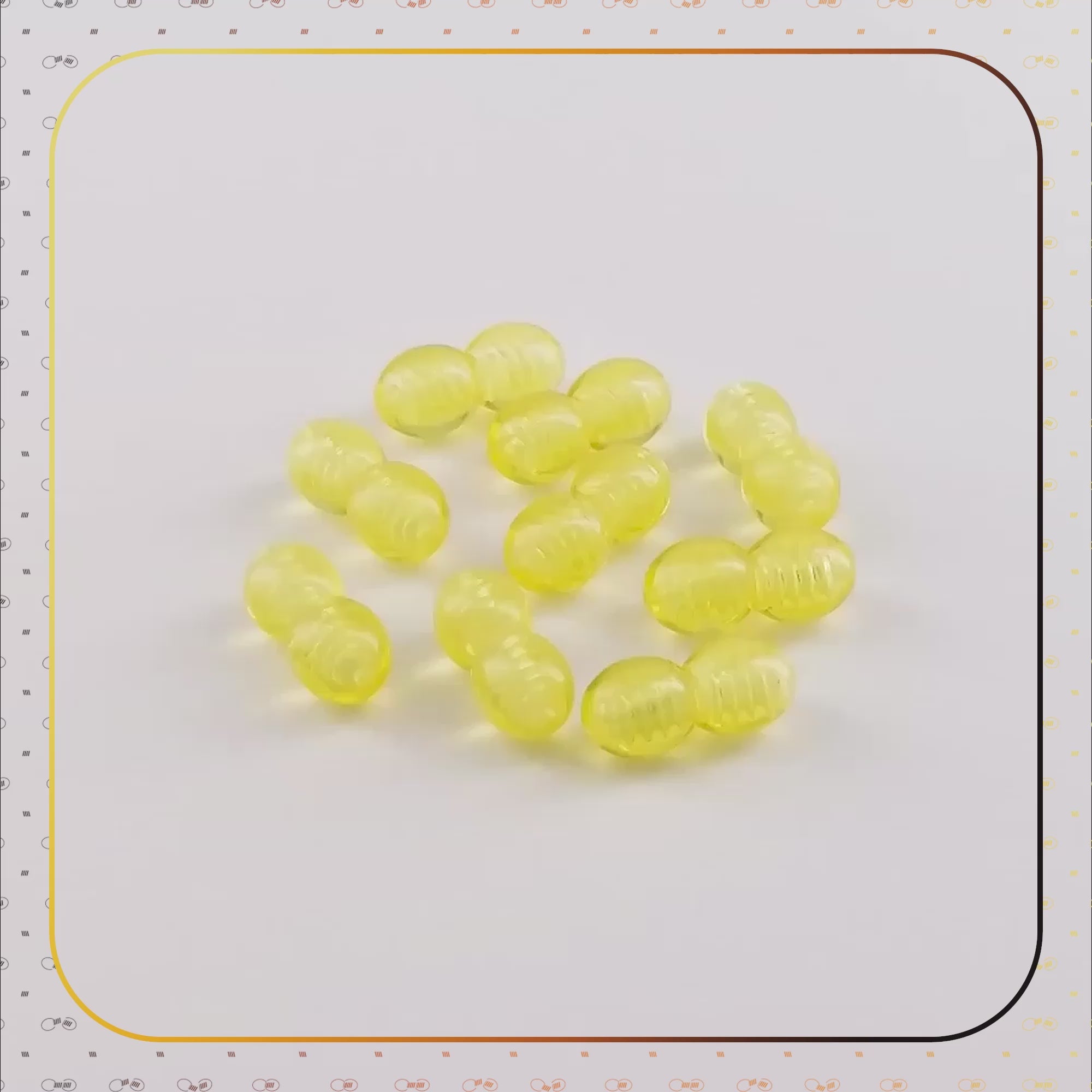Lot of 50pcs Screw Clasps for Amber and Gemstone Beads Jewelry - Yellow (YL1)