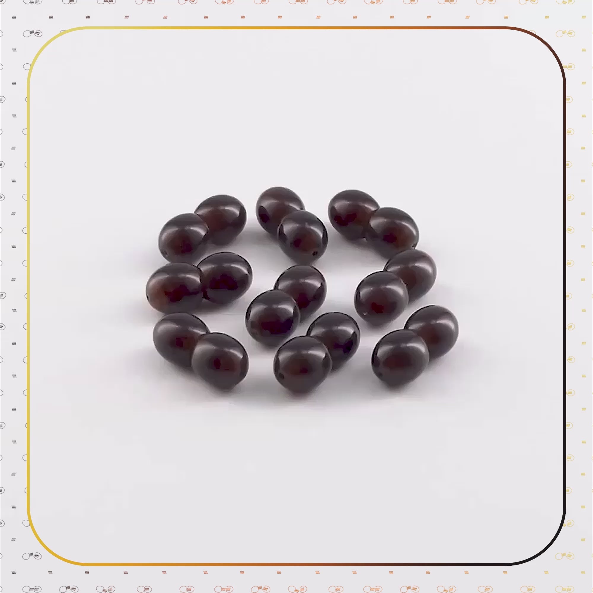 Lot of 50pcs Screw Clasps for Amber and Gemstone Beads Jewelry - Cherry (COG8)