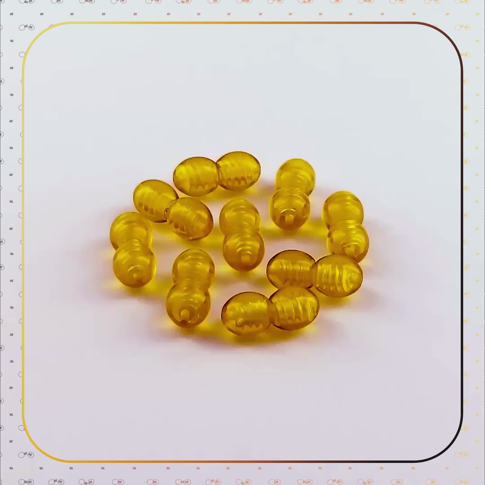 Lot of 50pcs Screw Clasps for Amber and Gemstone Beads Jewelry - Honey (YL5)