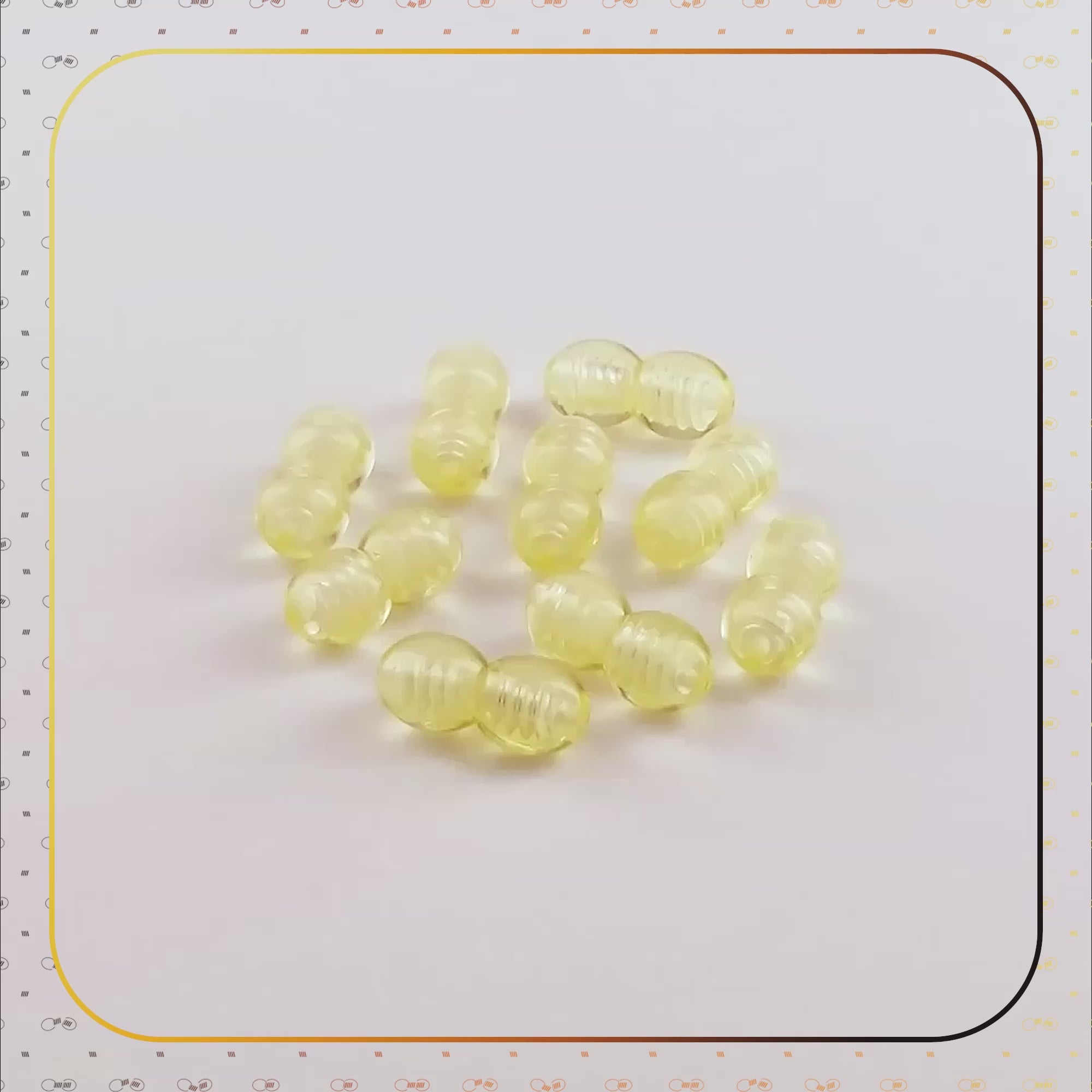 Lot of 50pcs Screw Clasps for Amber and Gemstone Beads Jewelry - Yellow (YL6)
