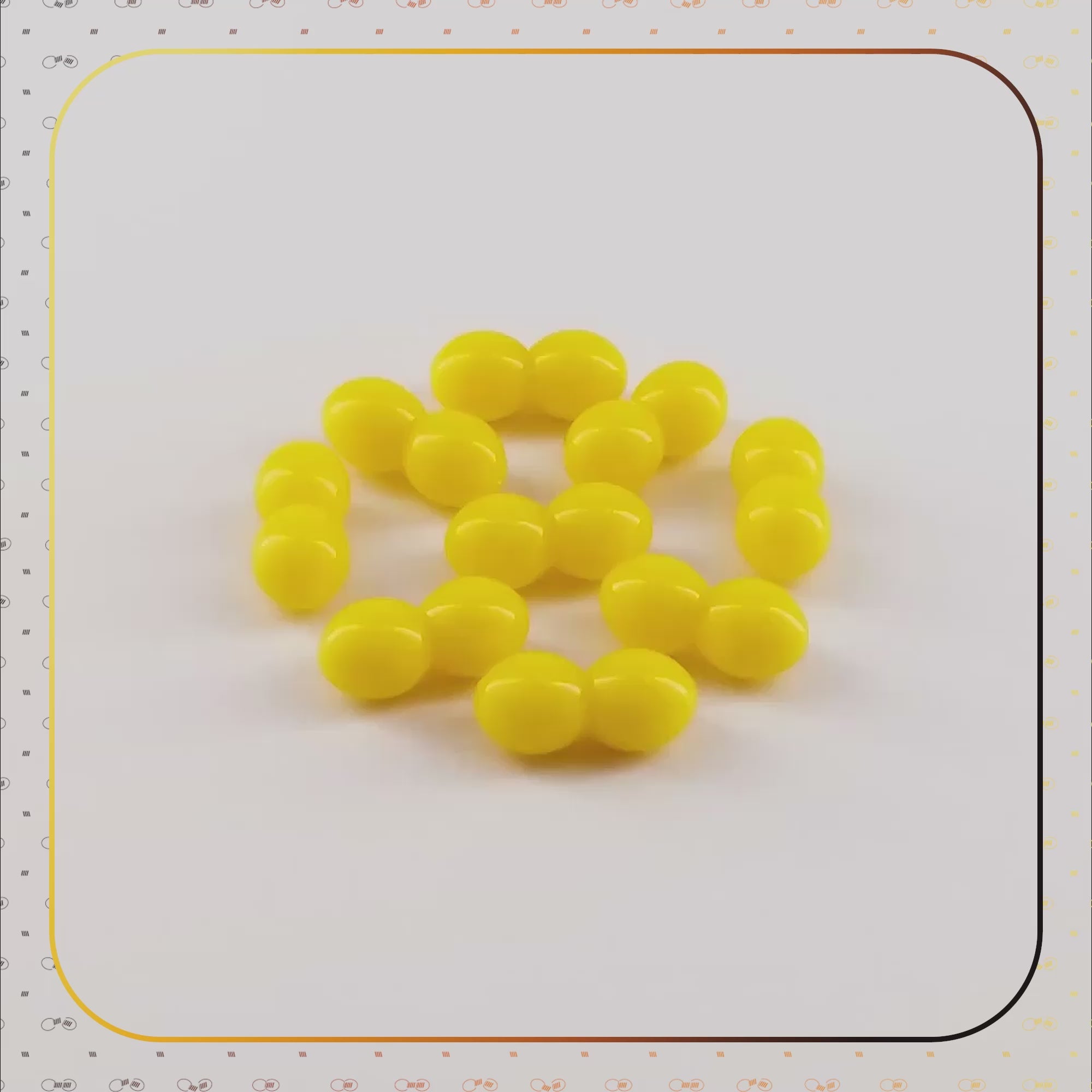 Lot of 50pcs Screw Clasps for Amber and Gemstone Beads Jewelry - Milky Yellow (MY5A)