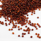 Baltic Amber Loose Beads - Cognac - Glossy Finish - Side Drill 6mm - 100g Pack